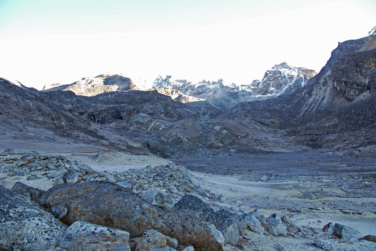 Thame To Renjo La 11 Early Mornig View To Renjo La Leaving Relama Tsho Lake